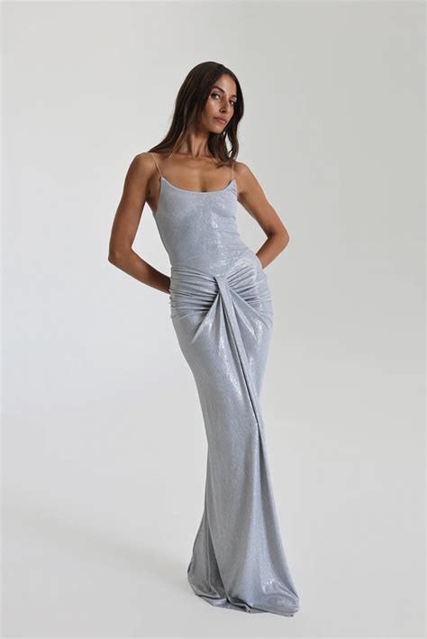 celine gown silver natalie rolt